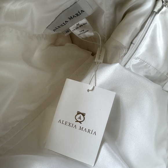 NWT Alexia Maria Sophie Bow-Embellished Minidress - Picture 12 of 15